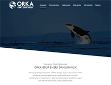 Tablet Screenshot of orkaenerji.com